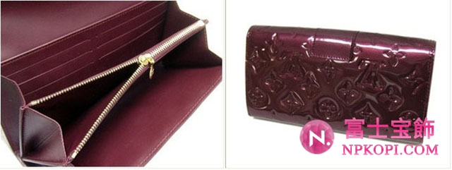 (LOUIS VUITTON)ルイヴィトン コピー財布 ヴェルニ財布 ポルトフォイユサラ M91497
